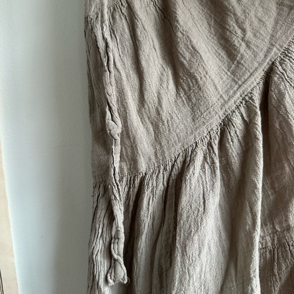 Cottonflower Clothing Tan Wrap Skirt - Picture 3 of 3